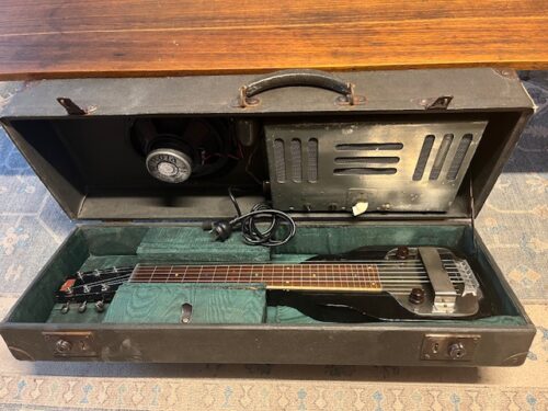 Maxim Lap Steel Guitar with Amp-In-Case c.1950 - Image 2