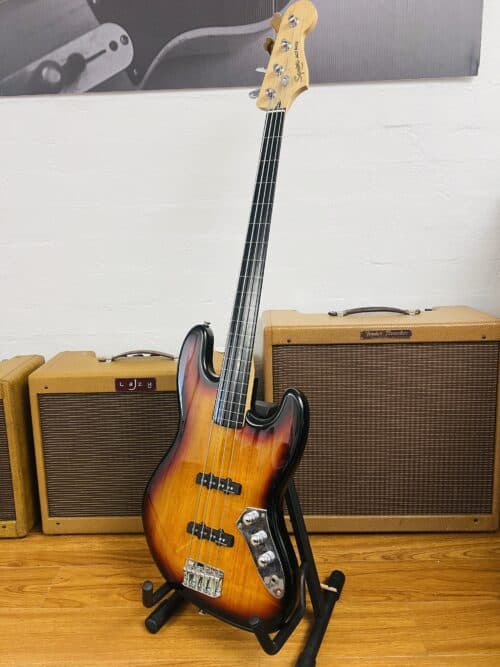 2007 Fender Squire Fretless Jazz - Image 2