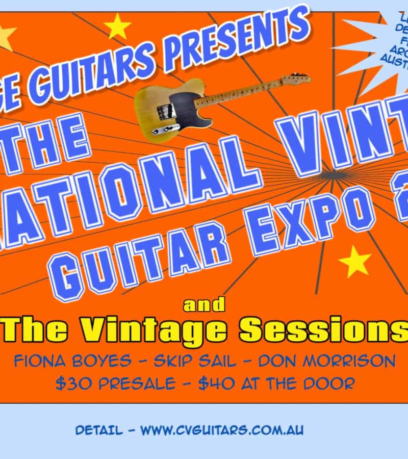 National Vintage Guitar Expo 2025 Portrait