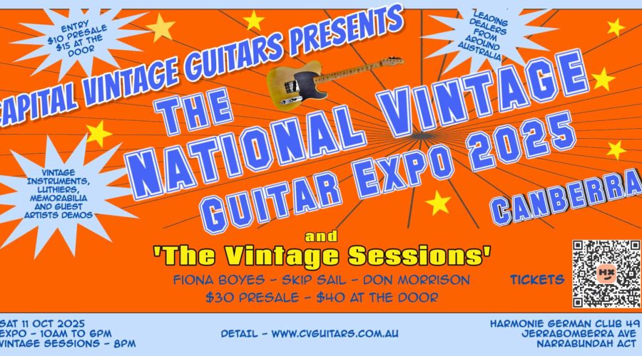 National Vintage Guitar Expo 2025 Portrait
